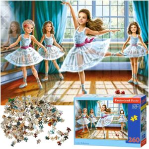 CASTORLAND Puzzle 260 elementow Little Ballerinas Baletnice 8 137699